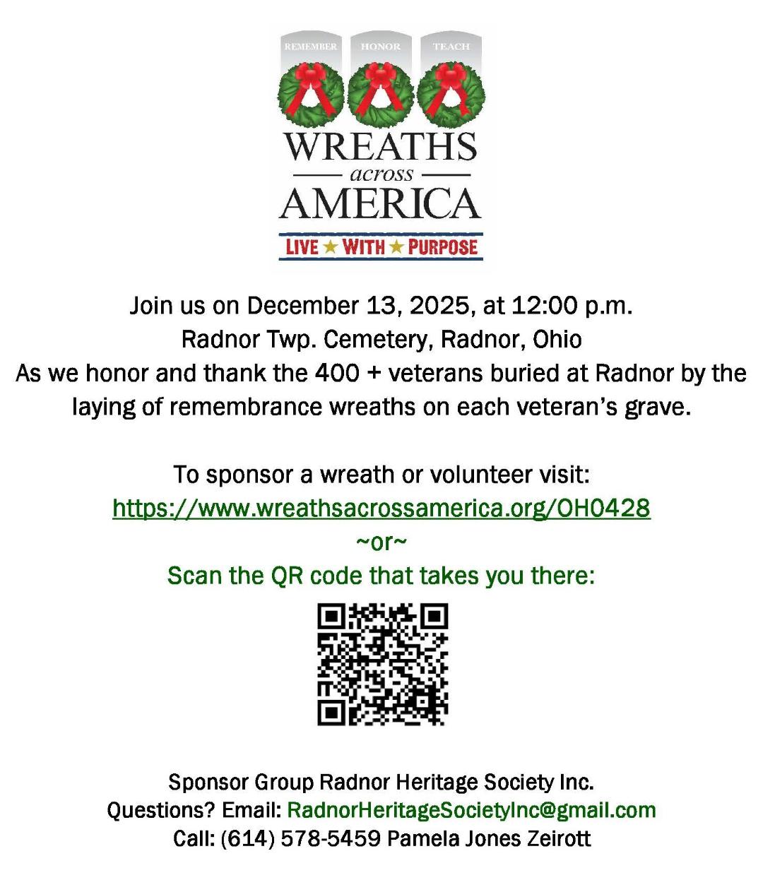 Wreaths Across America 2025